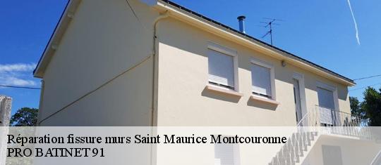 Réparation fissure murs