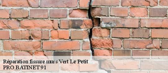 Réparation fissure murs